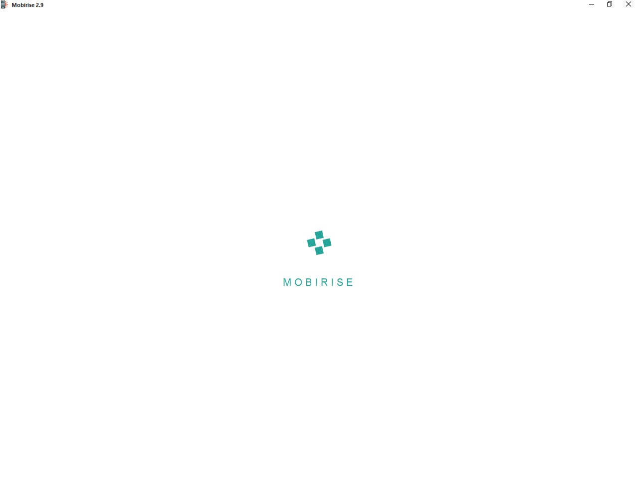 tonight i wanted to work on a old project and noticed mobirise easy free website builder wont go further than the loading screen.