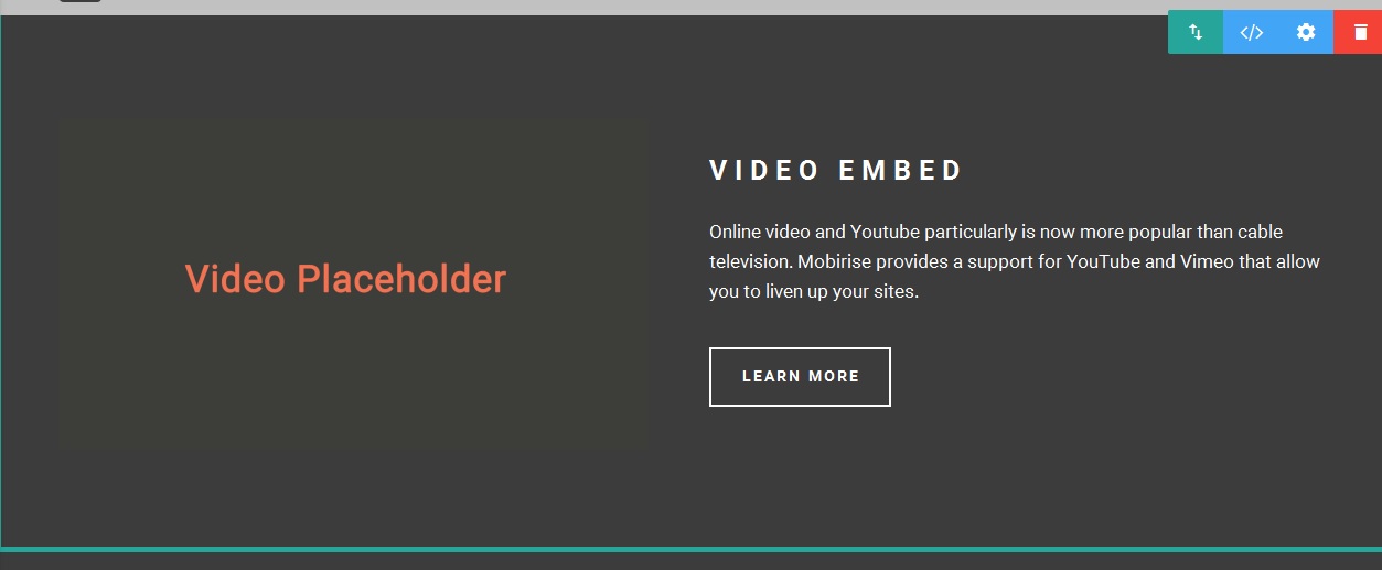Hi, a little feedback about Mobirise free website creator software for you.