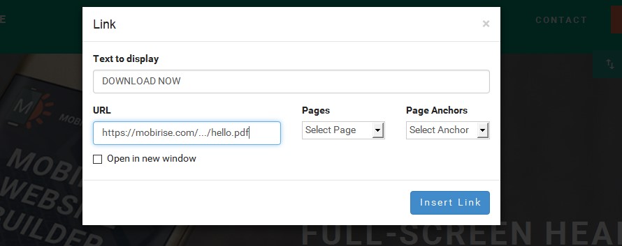 Gotta say i am Lurvin Mobirise web creator software - well done you lot !