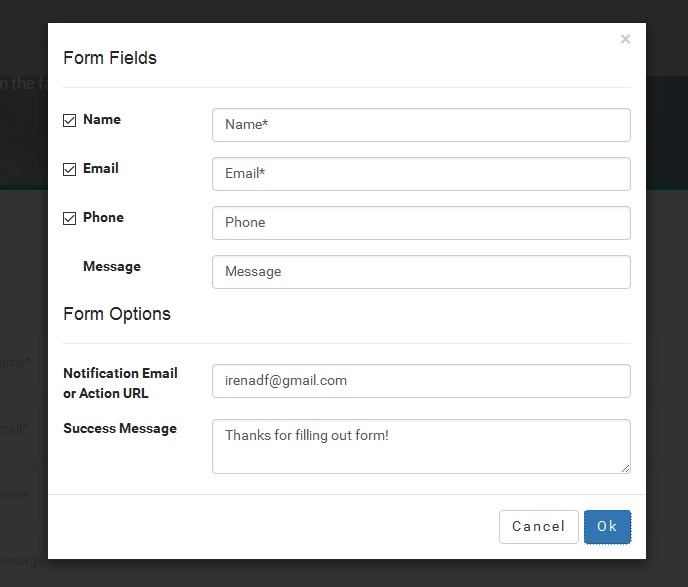 Is there anything special in Mobirise best diy website builder I need to do to have the contact form send me the email?