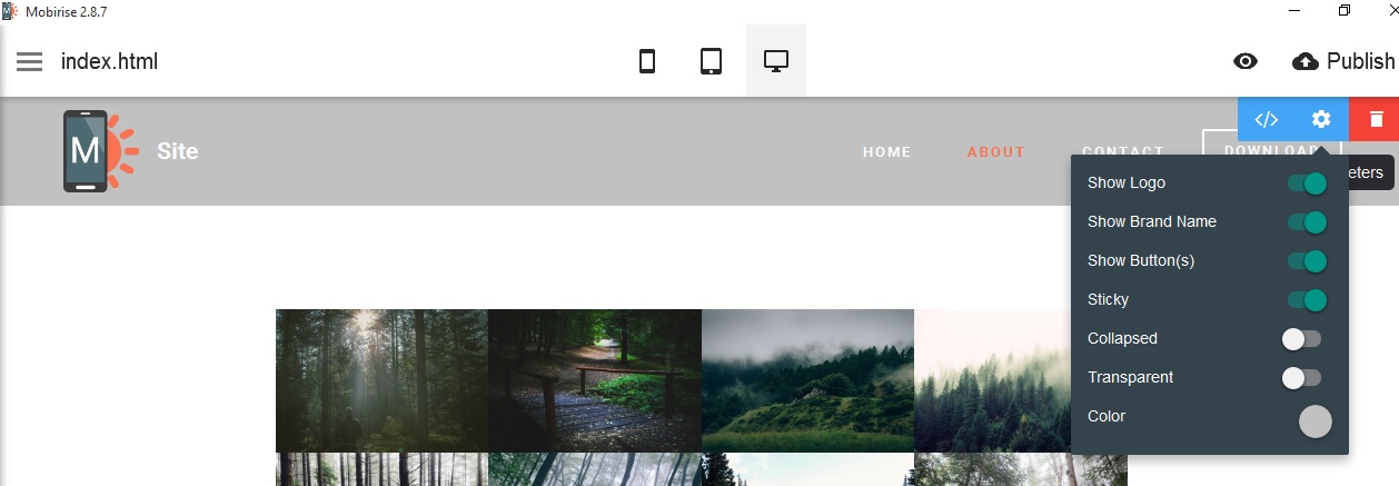 I want to understand, can I add sub menu in Mobirise wysiwyg website builder?