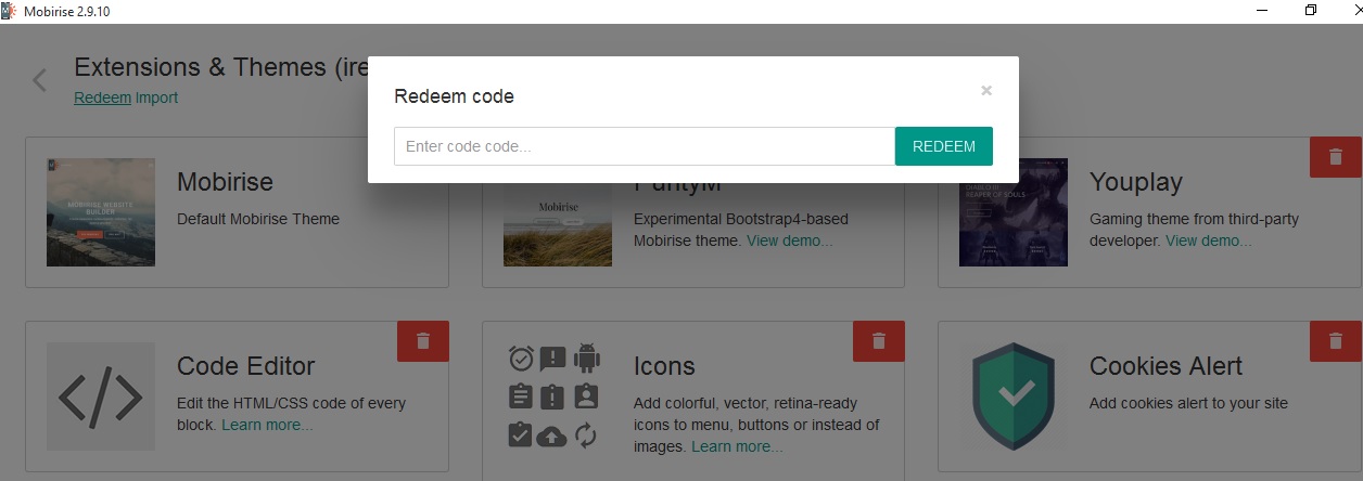 Hello I have some questions that follow:
1) How do I register to log into the Mobirise mobile site maker program?