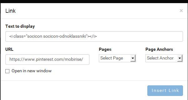 Hello! How to add social buttons VKontakte, Odnoklassniki to Mobirise website builder program?