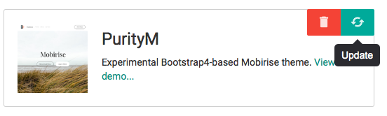 Go to 'Extensions & Themes', you will find PurityM theme there. I see that.