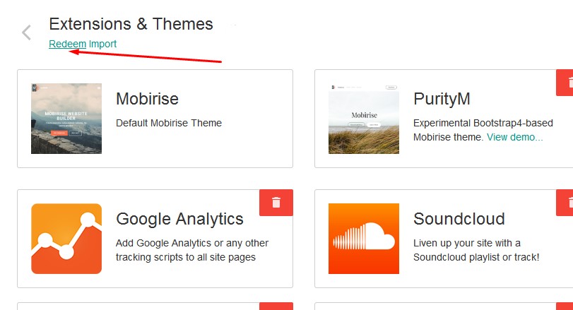 Just bought your code extension for Mobirise html website builder software
Logging in Mobirise with my credentials I don't see +ADD button for the required extension yet.