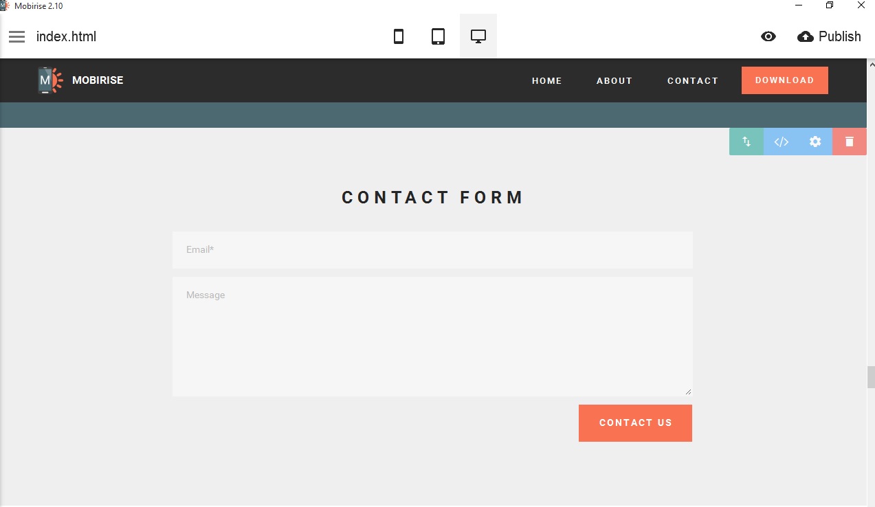 first - thank you for the great product you are building. second - the Mobirise website page maker Contact form - how to 'really make send and email to the mail entered' ?