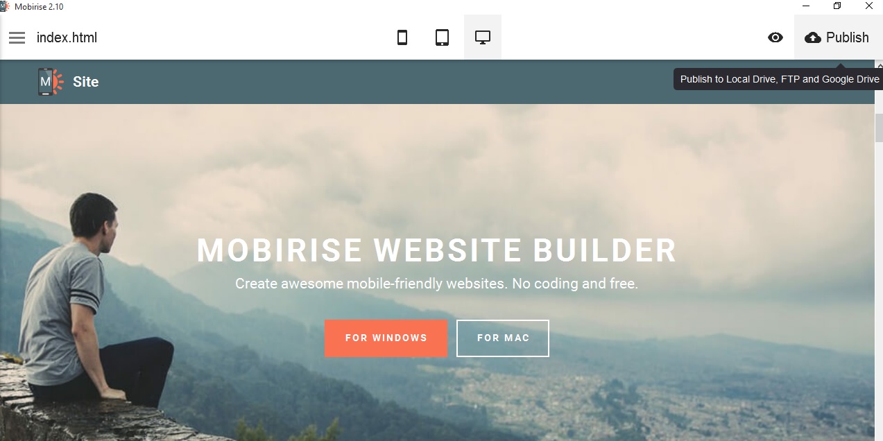I try Mobirise website design maker software
It’s very good and easy to use
I try to put online via ftp, it’s going well and transfert everything
but when I look at it, in my browsers, almost all images are not showing.