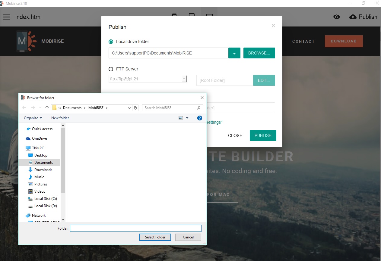 Hi! I have been using your Mobirise website generator software software to redesign my site.