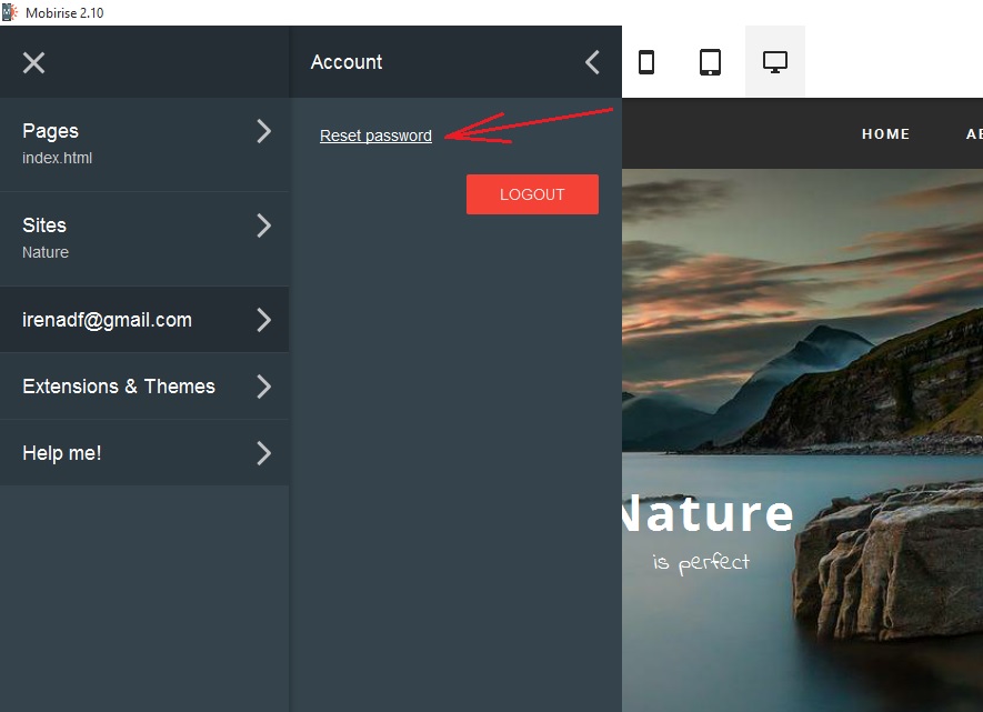 Hi! I'm trying to login to Mobirise website maker software free but doesn't works.