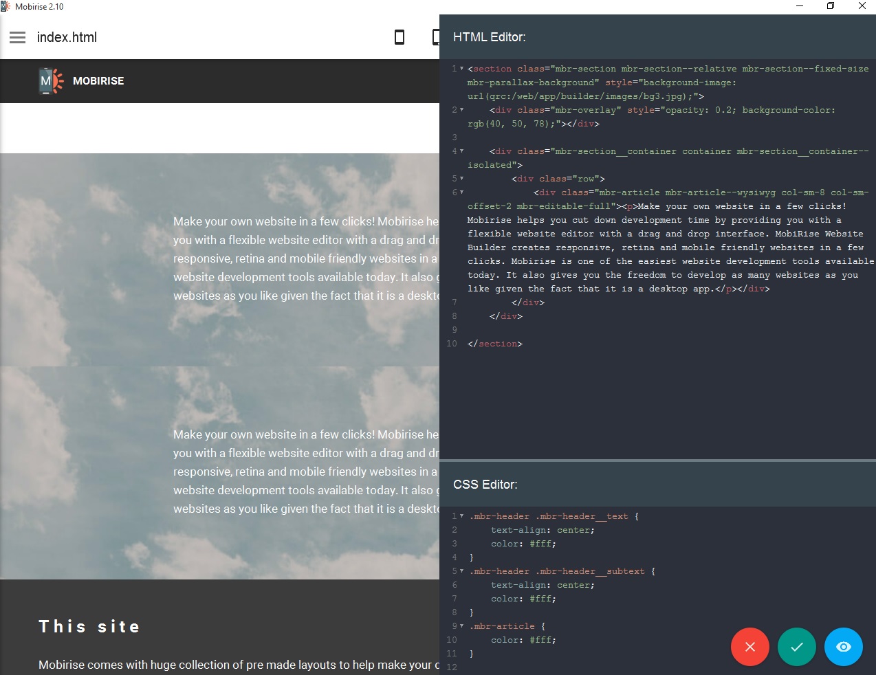 I like your system and find it almost does what we need. I am not able to change the length of the blocks used for text so the final result has too much empty space.