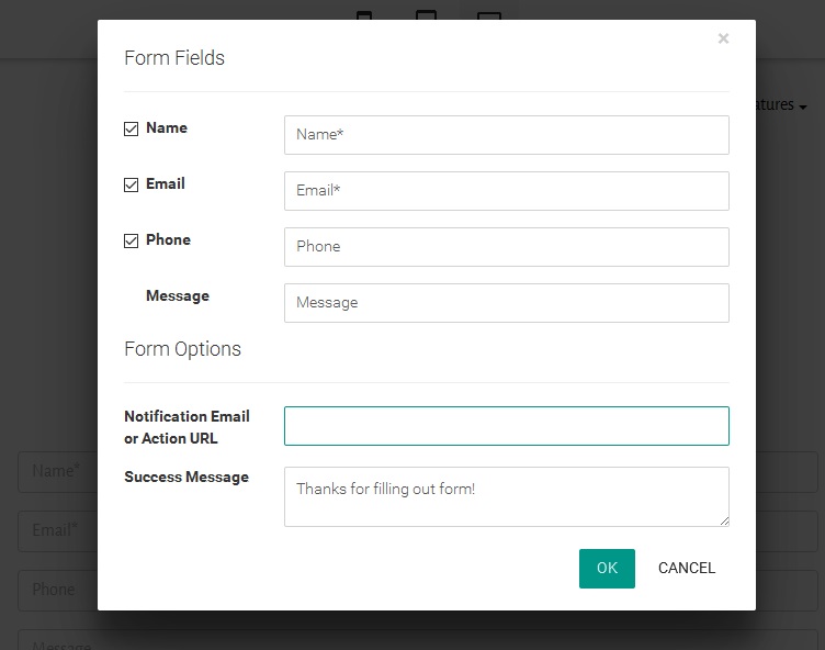 Gentlemen;
My question is whether a website created using Mobirise mobile site builder software is then able to be connected with a database somehow.