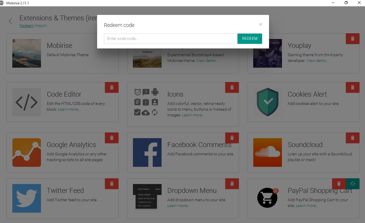 Every time I try to sign up and login into Mobirise quick and easy website builder I get an "Incorrect server response" message.