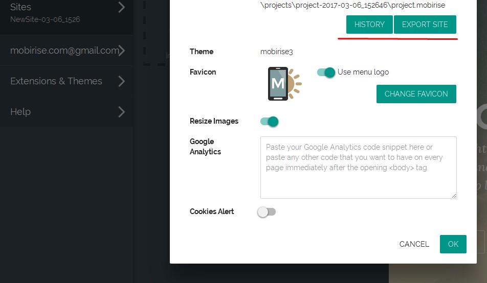 Mobirise-saving-project