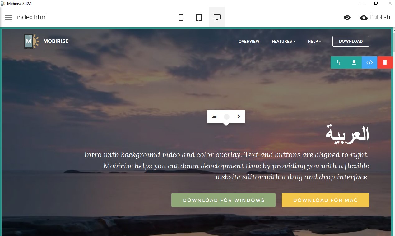 Mobirise-multilingual-sites
